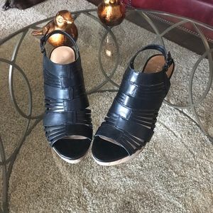 Franco Sarto Black Sandals